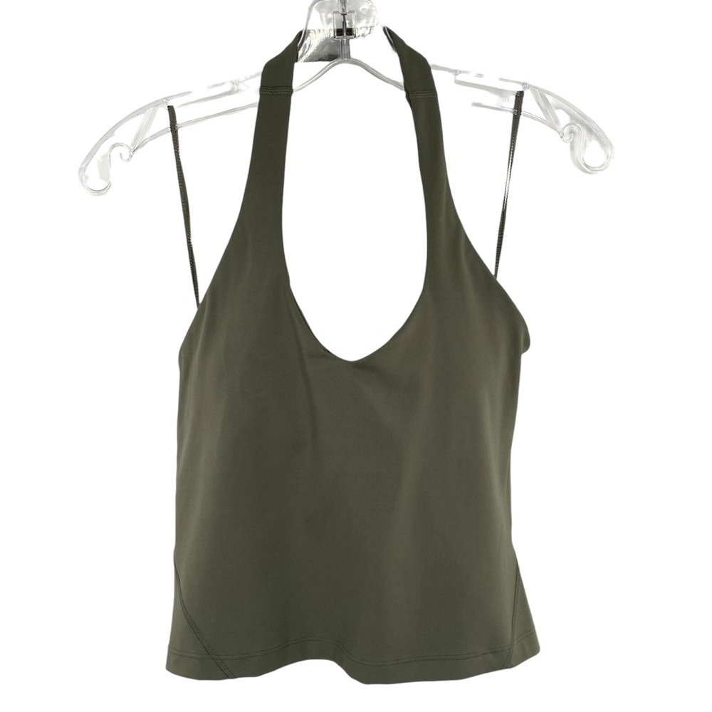Lululemon Align Halter Tank Top Athletic Green Size 8